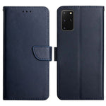 Magnetic Clasp Nappa Texture Case Wallet Genuine Leather Cover with Stand for Samsung Galaxy S20 Plus 4G/5G