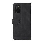 For Samsung Galaxy A03s (164.2mm) Leather Wallet Cases Skin Touch Phone Cover Stand with Strap