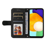 For Samsung Galaxy A03s (164.2mm) Leather Wallet Cases Skin Touch Phone Cover Stand with Strap