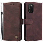 For Samsung Galaxy A03s (164.2mm) Leather Wallet Cases Skin Touch Phone Cover Stand with Strap