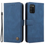 For Samsung Galaxy A03s (164.2mm) Leather Wallet Cases Skin Touch Phone Cover Stand with Strap