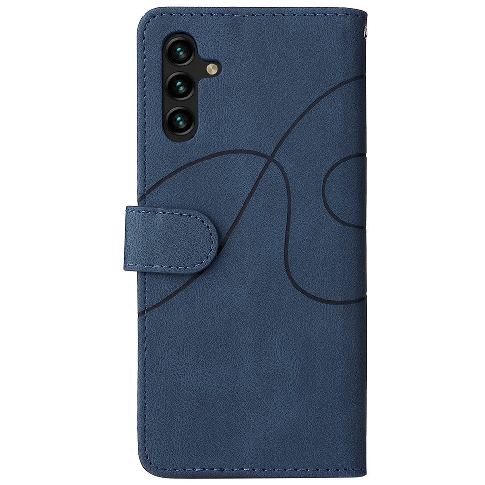 Samsung Galaxy A13 5G / A04s 4G (164,7 mm) Läderfodral Plånboksfodral Färgskarvning mobilskal