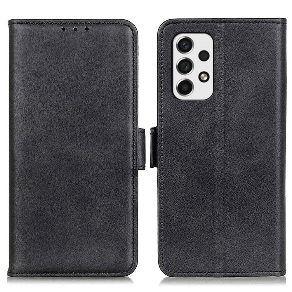 For Samsung Galaxy A53 5G Leather Cover + Inner TPU Phone Case Shell with Stand Wallet