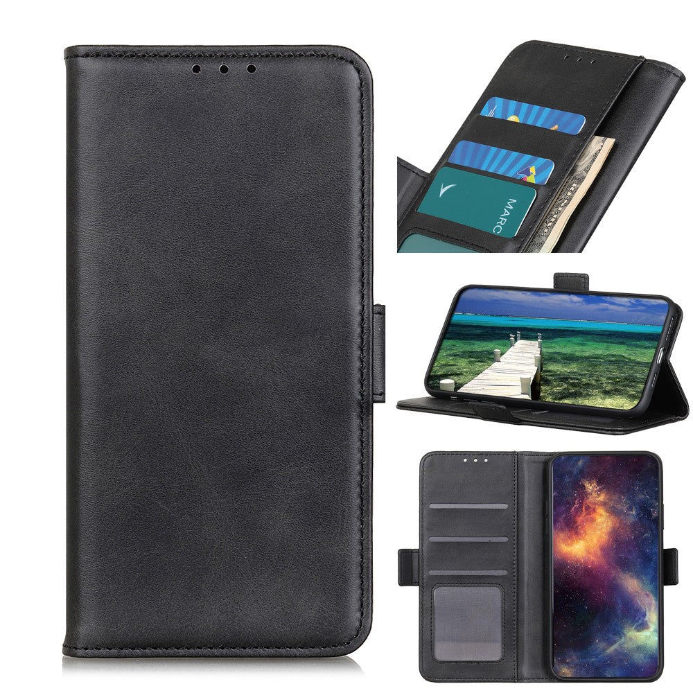 For Samsung Galaxy A53 5G Leather Cover + Inner TPU Phone Case Shell with Stand Wallet