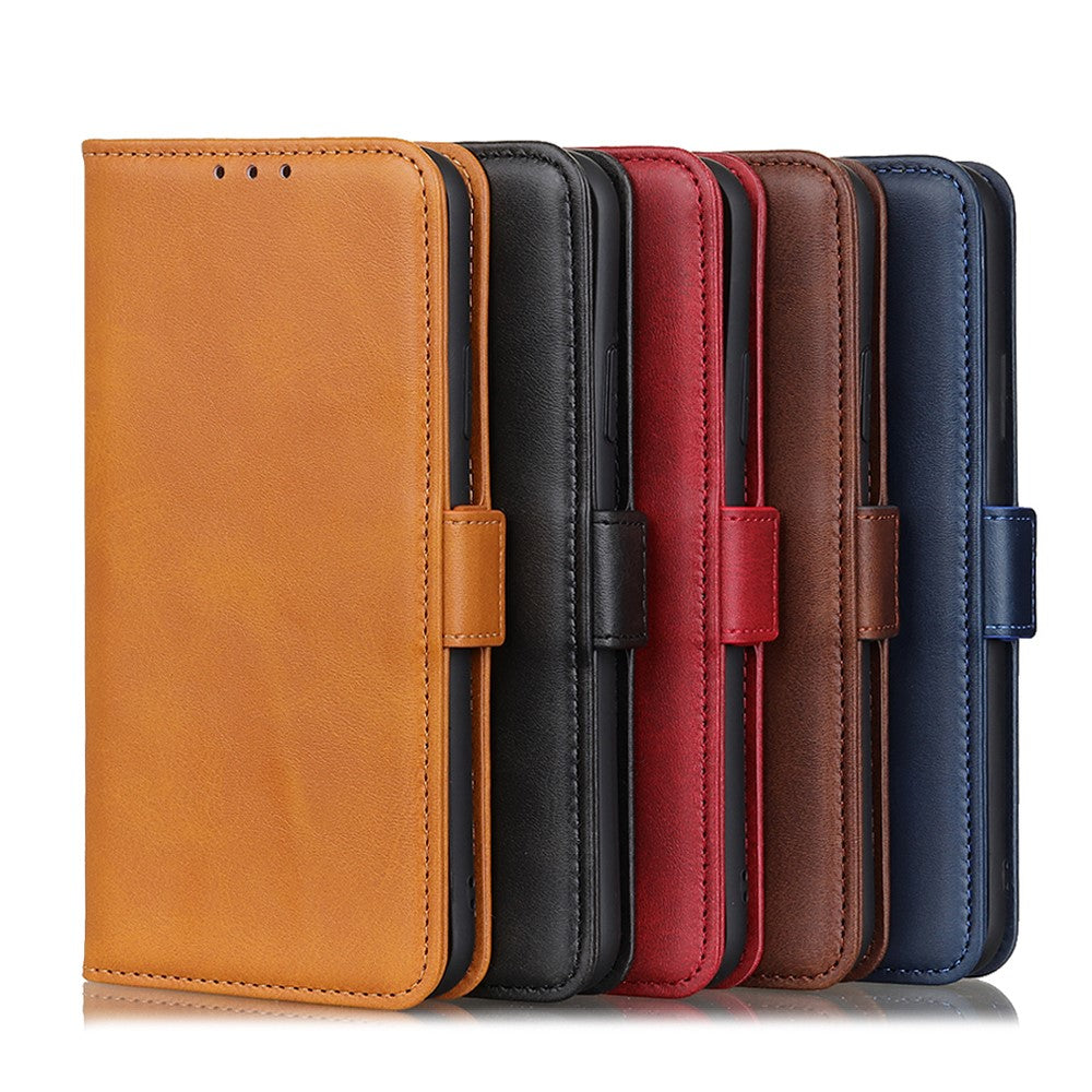 For Samsung Galaxy A53 5G Leather Cover + Inner TPU Phone Case Shell with Stand Wallet