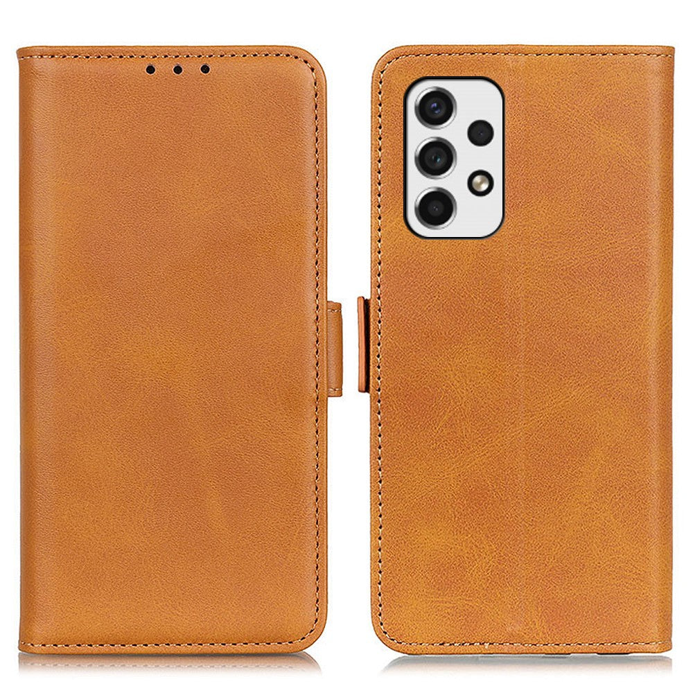 For Samsung Galaxy A53 5G Leather Cover + Inner TPU Phone Case Shell with Stand Wallet