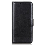 Læderetui i Crazy Horse tekstur med pungdesign, telefoncover og stander til Samsung Galaxy A53 5G