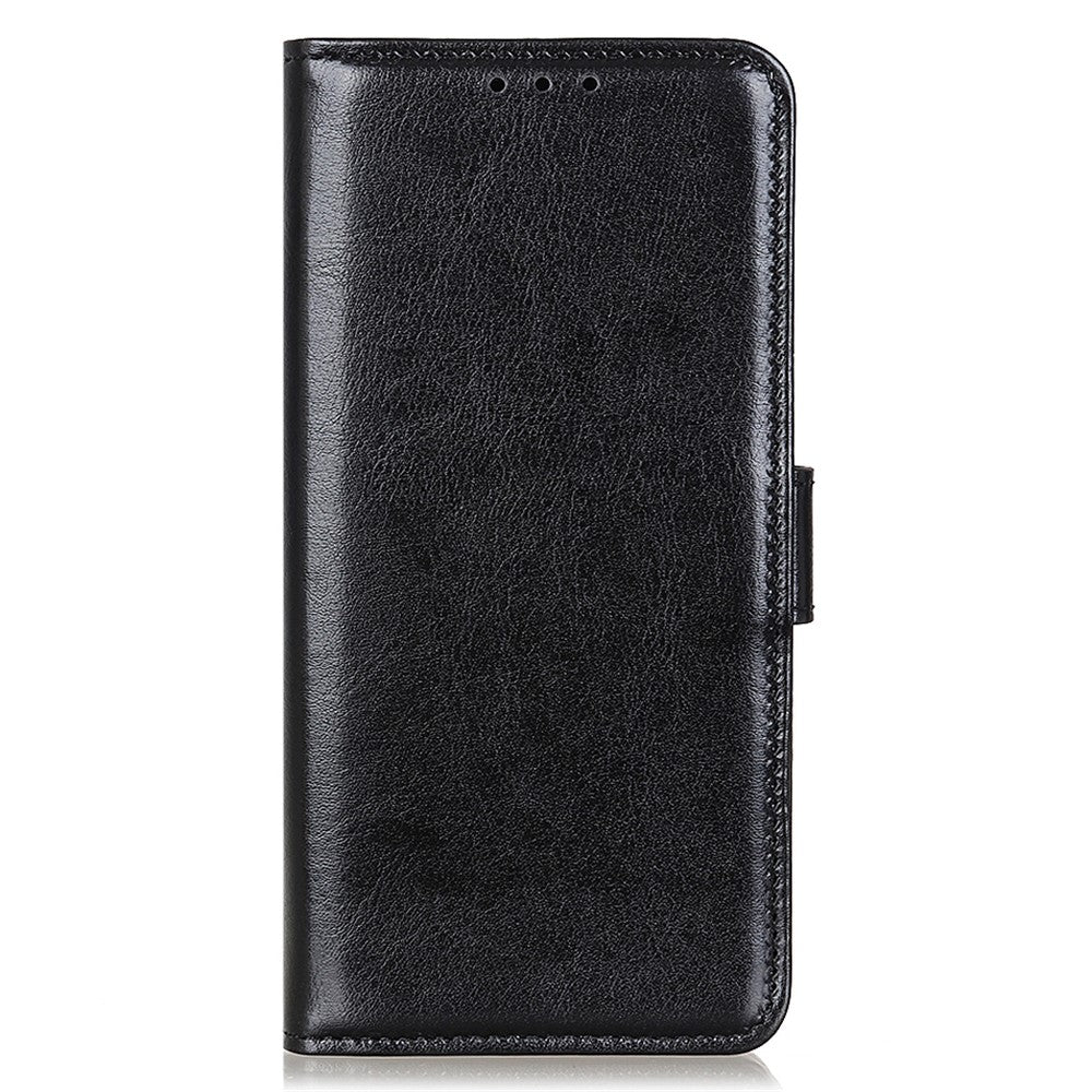 Læderetui i Crazy Horse tekstur med pungdesign, telefoncover og stander til Samsung Galaxy A53 5G