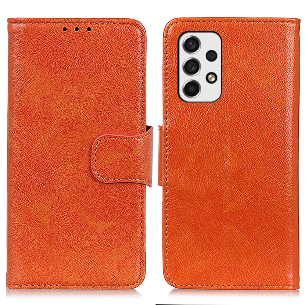 Nappa Texture Split Leather Cover + TPU Phone Case with Stand Wallet for Samsung Galaxy A53 5G