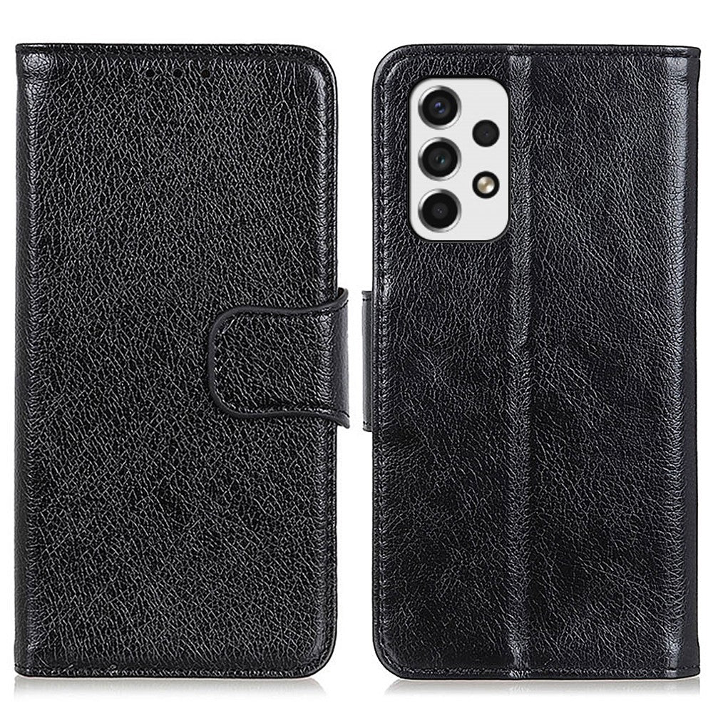 Nappa Texture Split Leather Cover + TPU Phone Case with Stand Wallet for Samsung Galaxy A53 5G