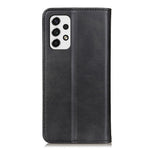 Split Leather Stand Wallet Case Auto Magnetic Closed Flip Folio Cover for Samsung Galaxy A53 5G