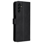 Samsung Galaxy A13 5G / A04s 4G (164.7mm) Fodral Enfärgat Läder Mobilskal Plånboksfodral med Rem
