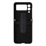 Textured Surface PU Leather Coated Hard PC Protective Phone Case Cover for Samsung Galaxy Z Flip3 5G
