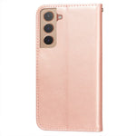 Anti-scratch Phone Covering TPU+PU Leather Wallet Stand Flip Smart Phone Case for Samsung Galaxy S22 5G