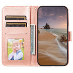 Anti-scratch Phone Covering TPU+PU Leather Wallet Stand Flip Smart Phone Case for Samsung Galaxy S22 5G