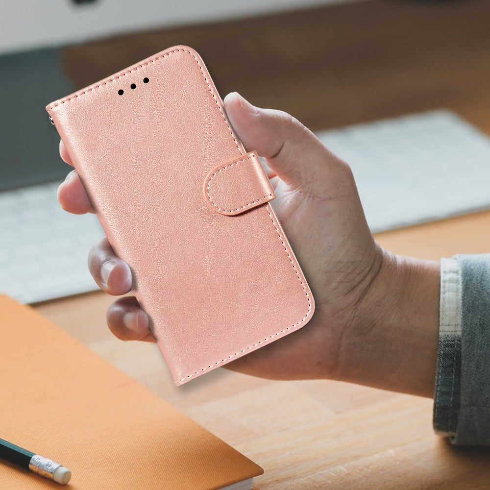 Anti-scratch Phone Covering TPU+PU Leather Wallet Stand Flip Smart Phone Case for Samsung Galaxy S22 5G