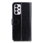 Crazy Horse Texture PU Leather Magnetic Flip Cover Stand Wallet Phone Case for Samsung Galaxy A33 5G