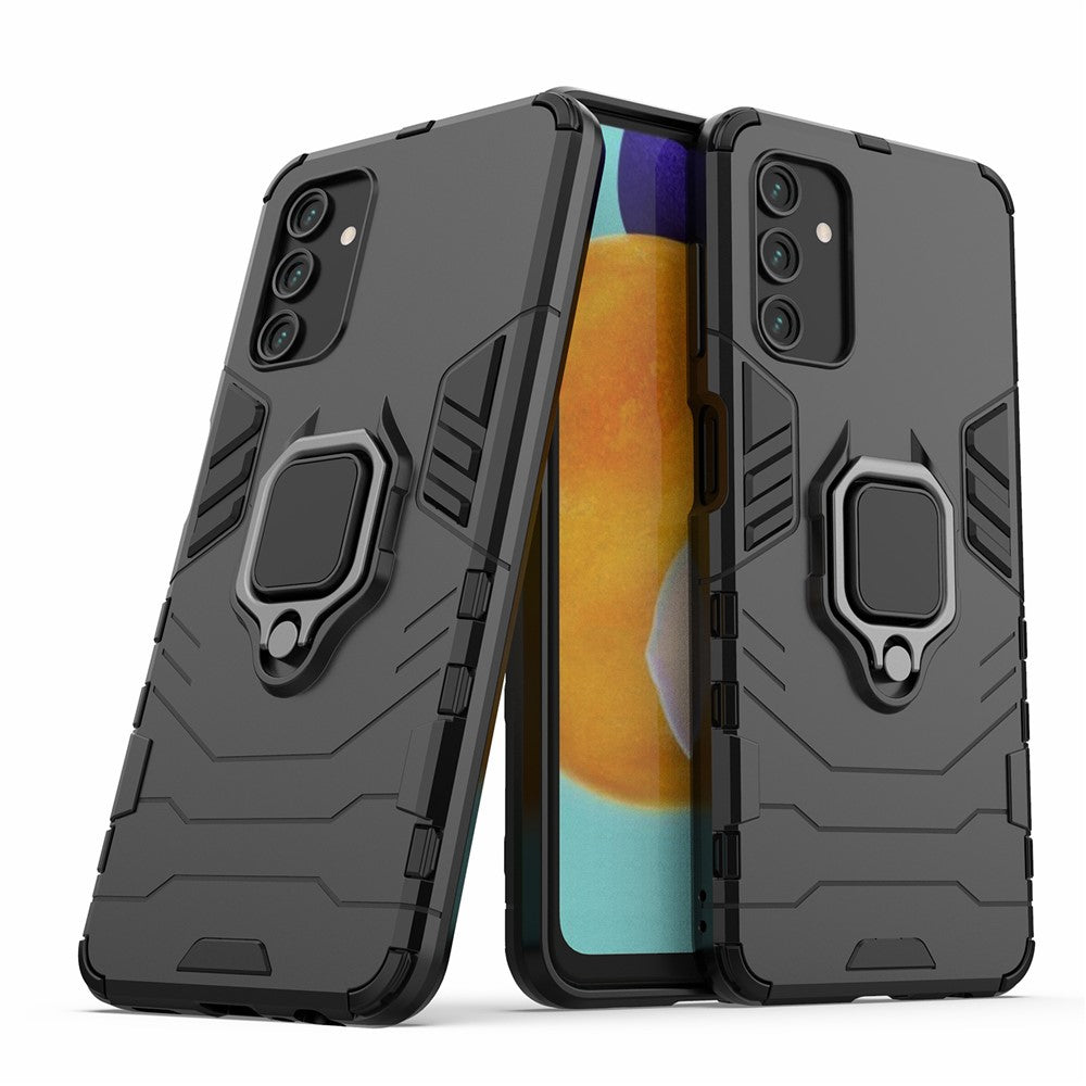 Ring Kickstand PC+ TPU Dubbelskiktat Stötdämpande Skyddsskal för Samsung Galaxy A13 5G