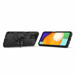 Ring Kickstand PC+ TPU Dubbelskiktat Stötdämpande Skyddsskal för Samsung Galaxy A13 5G