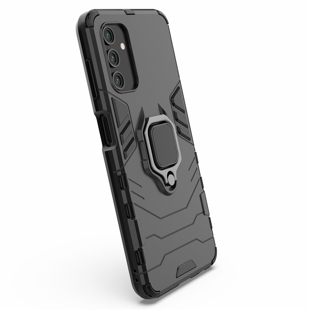 Ring Kickstand PC+ TPU Dubbelskiktat Stötdämpande Skyddsskal för Samsung Galaxy A13 5G