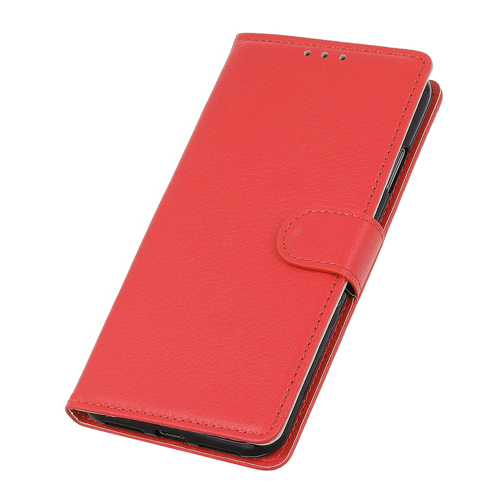 Litchi Texture PU Leather Stand Phone Cover Shockproof TPU Inner Protective Wallet Case for Samsung Galaxy A33 5G