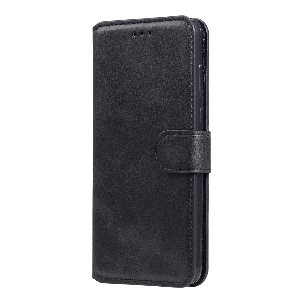 PU Leather Wallet Stand Folio Flip Protective Phone Cover for Samsung Galaxy A03s (164.2mm)