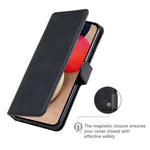 PU Leather Wallet Stand Folio Flip Protective Phone Cover for Samsung Galaxy A03s (164.2mm)