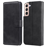 All-inclusive Protection Wallet Stand PU Leather Phone Cover Shell for Samsung Galaxy S22+ 5G