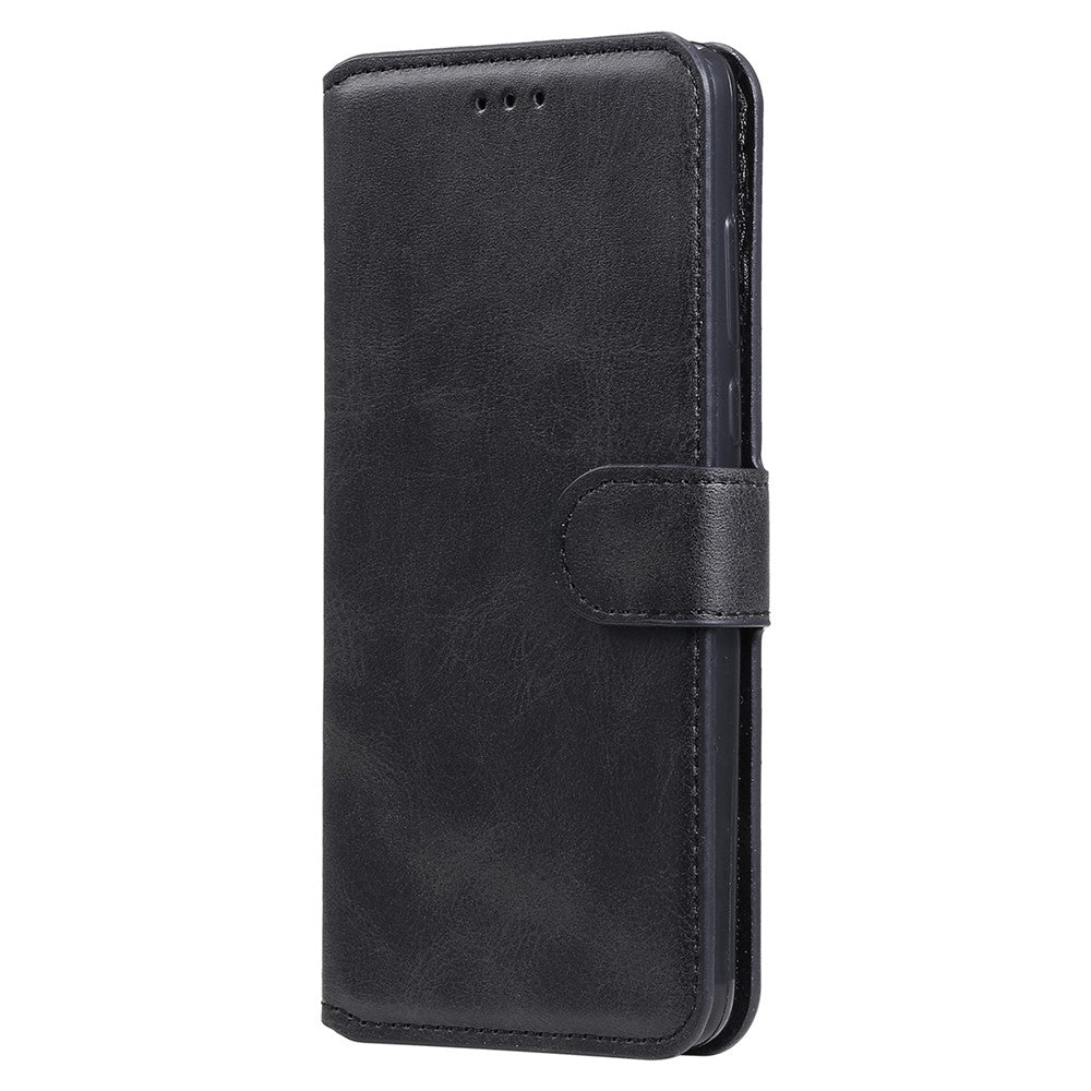All-inclusive Protection Wallet Stand PU Leather Phone Cover Shell for Samsung Galaxy S22+ 5G
