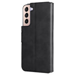 All-inclusive Protection Wallet Stand PU Leather Phone Cover Shell for Samsung Galaxy S22+ 5G