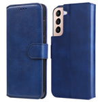 All-inclusive Protection Wallet Stand PU Leather Phone Cover Shell for Samsung Galaxy S22+ 5G