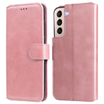 All-inclusive Protection Wallet Stand PU Leather Phone Cover Shell for Samsung Galaxy S22+ 5G