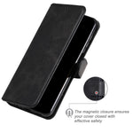 Classic Stand Folio Flip Cover PU Leather Scratch-resistant Well-protected Wallet Phone Case for Samsung Galaxy S22 5G