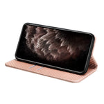 Auto-absorbed Carbon Fiber Texture Stand Wallet Leather Case Cover with Hand Strap for Samsung Galaxy A52 5G / A52s 5G / A52 4G