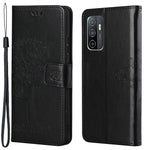 Owl Tree Imprinted Design PU Leather Flip Folio Case Wallet Stand Protective Cover with Strap for Samsung Galaxy A33 5G