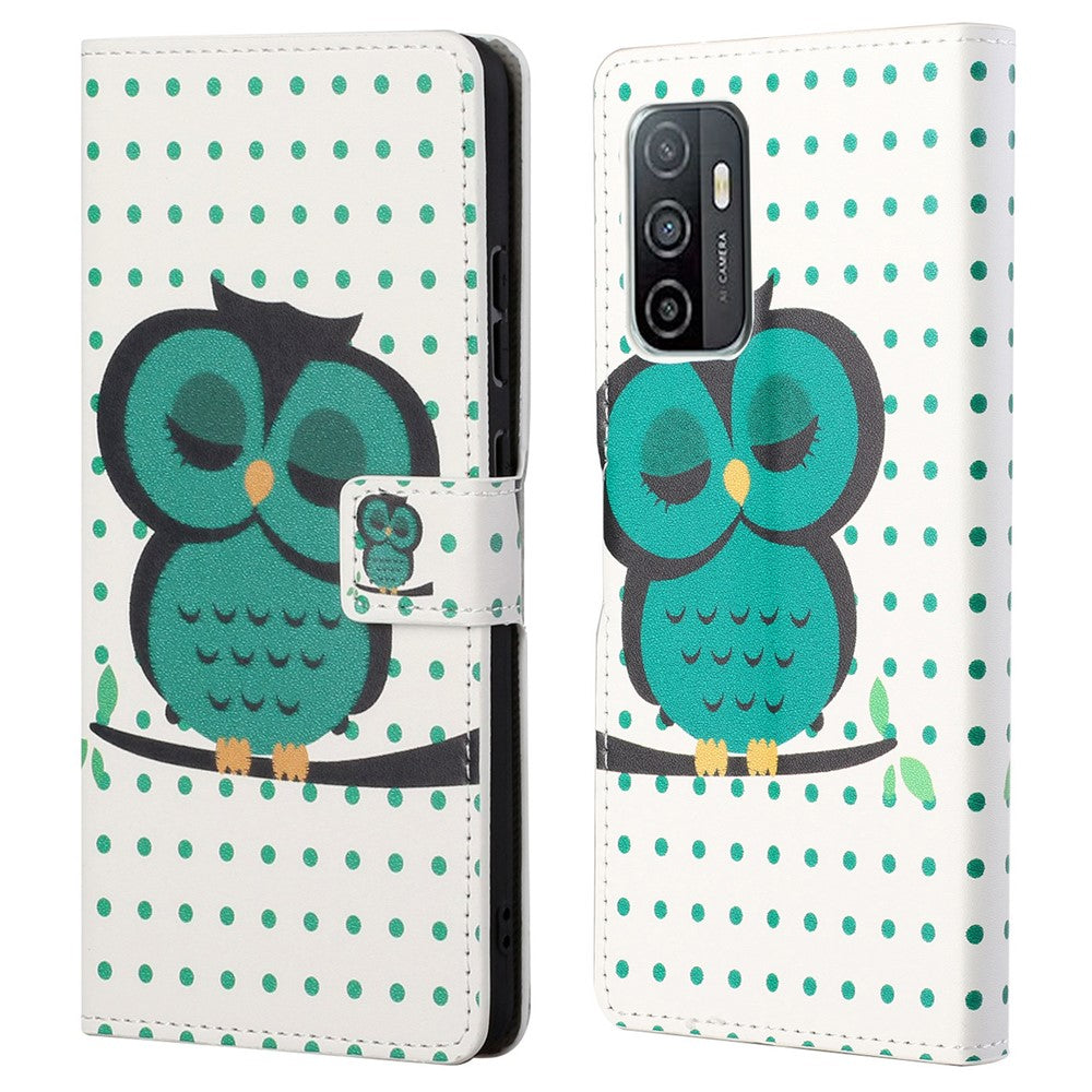Mönstertryck Plånboksfodral Allroundskydd PU-läder Stativ Flip mobilskal för Samsung Galaxy A53 5G
