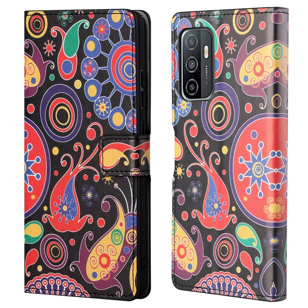 Pattern Printing Wallet Case All-Around Protection PU Leather Stand Flip Phone Shell for Samsung Galaxy A53 5G