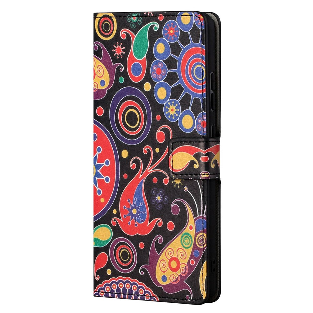 Pattern Printing Wallet Case All-Around Protection PU Leather Stand Flip Phone Shell for Samsung Galaxy A53 5G
