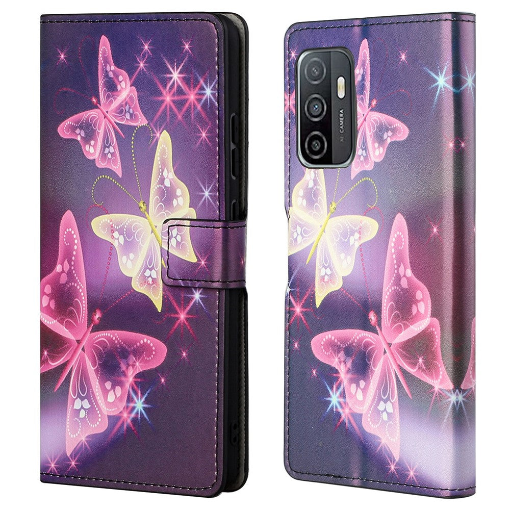 Pattern Printing Wallet Case All-Around Protection PU Leather Stand Flip Phone Shell for Samsung Galaxy A53 5G