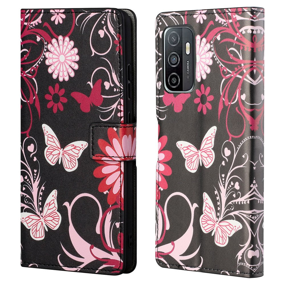 Pattern Printing Wallet Case All-Around Protection PU Leather Stand Flip Phone Shell for Samsung Galaxy A53 5G