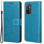 Imprinted Butterflies Flower Wallet Function Phone Case PU Leather Protective Phone Stand Shell for Samsung Galaxy A53 5G