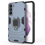 Ring Holder Kickstand Soft TPU Hard PC Scratch-Resistant Protective Back Cover for Samsung Galaxy S22 5G