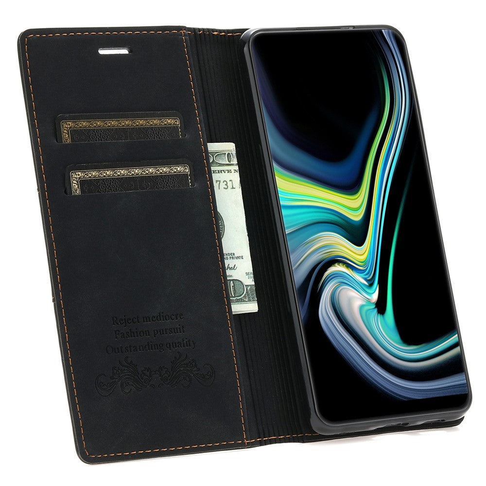 Auto-absorbed Scratch Resistant Fantasy TPU+PU Leather Phone Wallet Cover Shell for Samsung Galaxy S22 5G