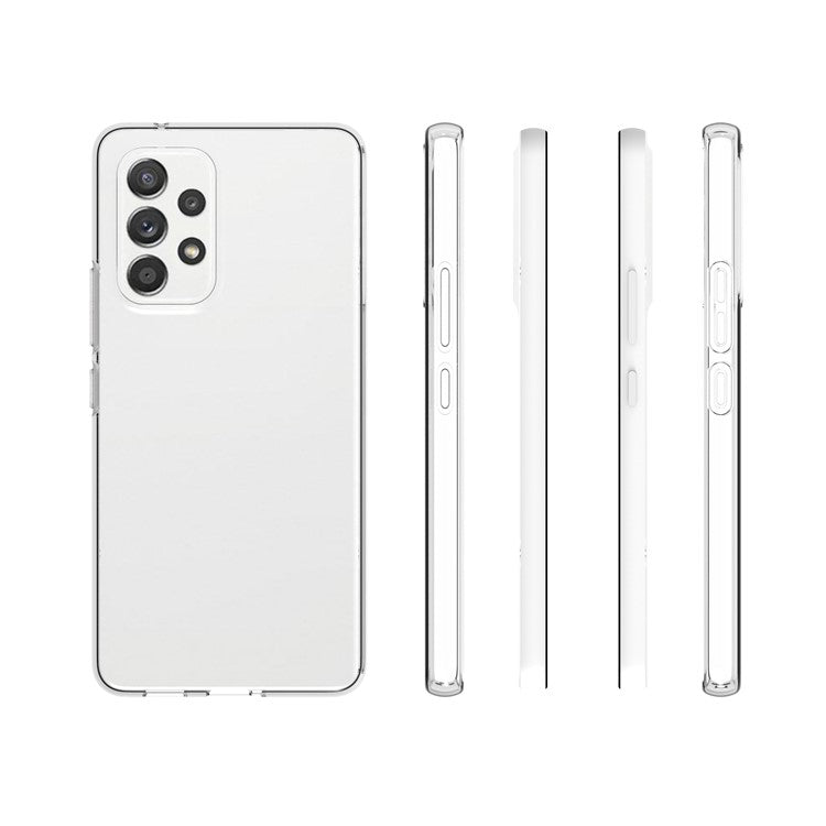 10Pcs/Pack Mobile Phone Case Inner Watermark-Free Clear Soft TPU Phone Shell for Samsung Galaxy A53 5G