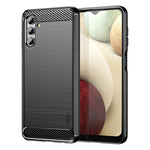 MOFI TPU-mobilskal med borstad kolfiberdesign, mjukt och välskyddat fodral för Samsung Galaxy A13 5G / A04s 4G (164,7 mm)