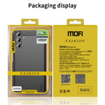 MOFI TPU-mobilskal med borstad kolfiberdesign, mjukt och välskyddat fodral för Samsung Galaxy A13 5G / A04s 4G (164,7 mm)