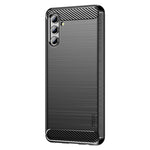 MOFI TPU-mobilskal med borstad kolfiberdesign, mjukt och välskyddat fodral för Samsung Galaxy A13 5G / A04s 4G (164,7 mm)