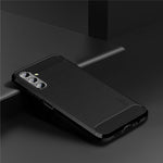 MOFI TPU-mobilskal med borstad kolfiberdesign, mjukt och välskyddat fodral för Samsung Galaxy A13 5G / A04s 4G (164,7 mm)