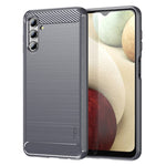 MOFI TPU-mobilskal med borstad kolfiberdesign, mjukt och välskyddat fodral för Samsung Galaxy A13 5G / A04s 4G (164,7 mm)