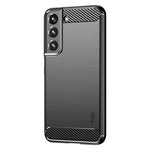 MOFI For Samsung Galaxy S22+ 5G Brushed Carbon Fiber Design Soft TPU Cover Well-Protected Phone Case